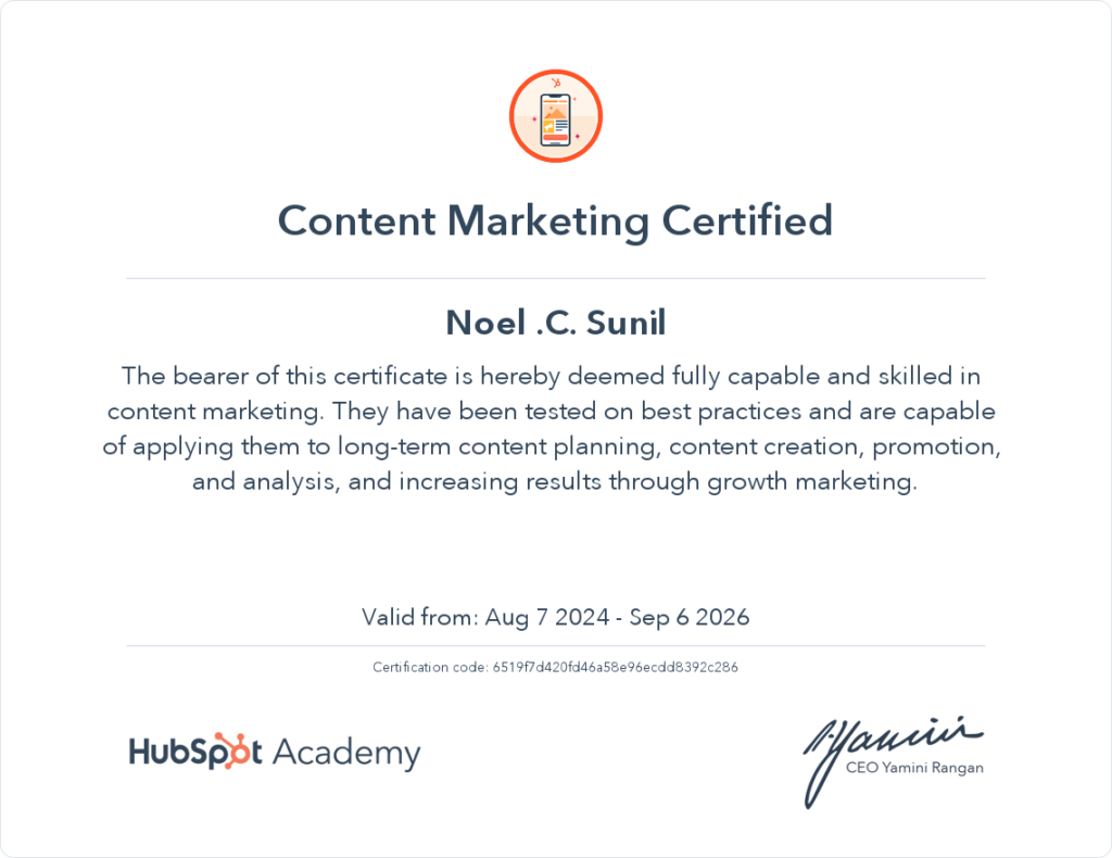 Noel C Sunil is the Top Best Digital Marketing Specialist in Pathanamthitta, Kerala